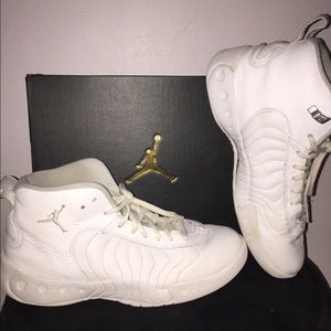 Ice white Jumpman Pro Jordans